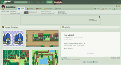 Desktop Screenshot of lotusking.deviantart.com