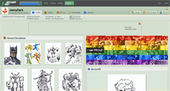 Desktop Screenshot of jonnydark.deviantart.com