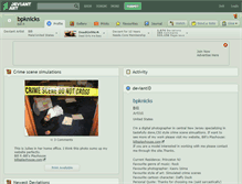 Tablet Screenshot of bpknicks.deviantart.com