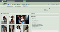 Desktop Screenshot of clareski.deviantart.com