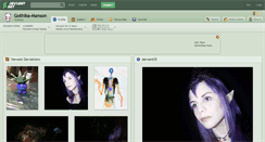 Desktop Screenshot of gothika-manson.deviantart.com