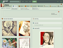 Tablet Screenshot of cifaela.deviantart.com
