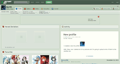 Desktop Screenshot of dj-91.deviantart.com