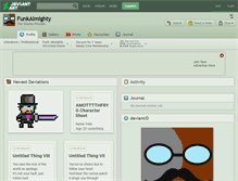 Tablet Screenshot of funkalmighty.deviantart.com