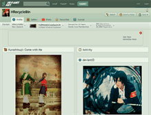 Tablet Screenshot of hrecyclebin.deviantart.com