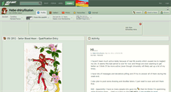 Desktop Screenshot of hebe-shinyillusion.deviantart.com