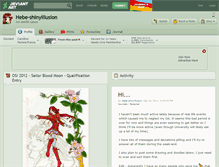 Tablet Screenshot of hebe-shinyillusion.deviantart.com