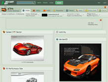 Tablet Screenshot of p3nx.deviantart.com