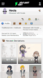 Mobile Screenshot of neoia.deviantart.com