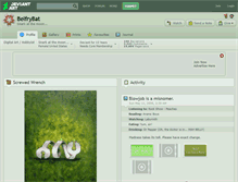 Tablet Screenshot of belfrybat.deviantart.com