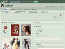 Tablet Screenshot of leriacossato.deviantart.com