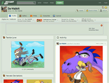 Tablet Screenshot of da-wabbit.deviantart.com