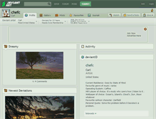 Tablet Screenshot of chefc.deviantart.com
