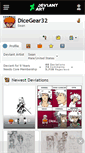 Mobile Screenshot of dicegear32.deviantart.com