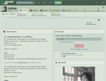 Tablet Screenshot of fullb0dy.deviantart.com