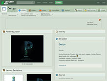 Tablet Screenshot of derryo.deviantart.com