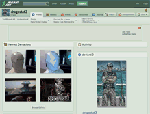 Tablet Screenshot of dragostat2.deviantart.com