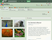 Tablet Screenshot of earthberry.deviantart.com