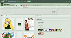 Desktop Screenshot of griim-chan.deviantart.com