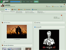 Tablet Screenshot of leichim.deviantart.com