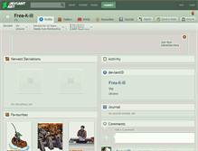 Tablet Screenshot of frea-k-ill.deviantart.com