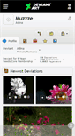 Mobile Screenshot of muzzze.deviantart.com