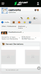 Mobile Screenshot of castworks.deviantart.com