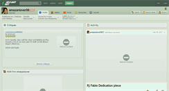 Desktop Screenshot of amazonlover08.deviantart.com