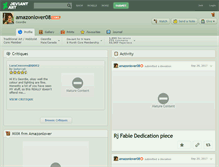 Tablet Screenshot of amazonlover08.deviantart.com