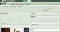 Desktop Screenshot of dracas.deviantart.com