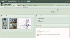 Desktop Screenshot of i-love-meow.deviantart.com