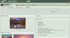 Desktop Screenshot of joshhardin.deviantart.com