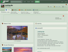 Tablet Screenshot of joshhardin.deviantart.com