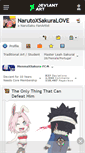 Mobile Screenshot of narutoxsakuralove.deviantart.com