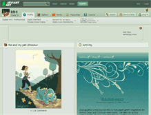 Tablet Screenshot of kit-t.deviantart.com