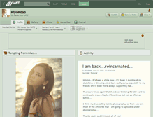 Tablet Screenshot of kiyoreae.deviantart.com