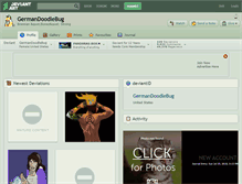 Tablet Screenshot of germandoodlebug.deviantart.com
