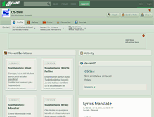 Tablet Screenshot of os-sini.deviantart.com