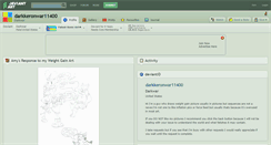 Desktop Screenshot of darkkeronwar11400.deviantart.com