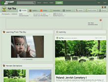 Tablet Screenshot of kai-tea.deviantart.com