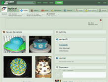 Tablet Screenshot of kaylarah.deviantart.com