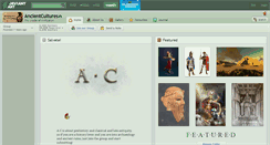 Desktop Screenshot of ancientcultures.deviantart.com