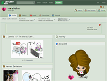 Tablet Screenshot of nurah-at-n.deviantart.com