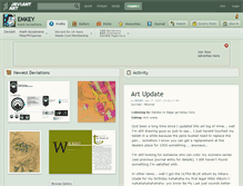 Tablet Screenshot of emkey.deviantart.com