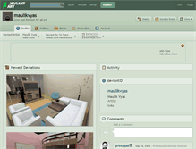 Tablet Screenshot of maulikvyas.deviantart.com
