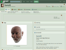Tablet Screenshot of dantehr.deviantart.com