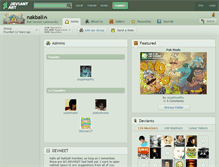 Tablet Screenshot of nakbali.deviantart.com
