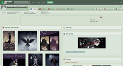 Desktop Screenshot of beastxandxthexharlot.deviantart.com