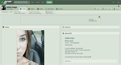 Desktop Screenshot of emily-hope.deviantart.com