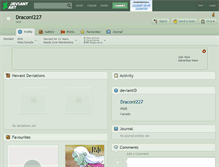 Tablet Screenshot of draconi227.deviantart.com